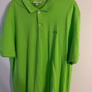 Lacoste 4XL/ Sz 9 Green Men’s Polo Shirt With Alligator Logo.

Great condition.